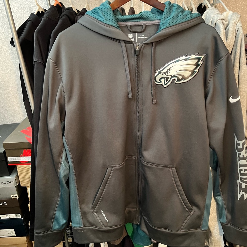 NFL Gray and Teal Hoodie
